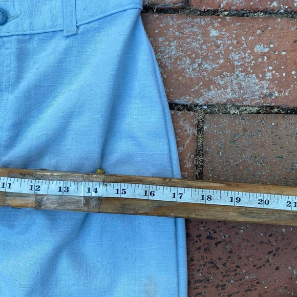Vintage 1970's Ms Lee Union Made in the USA blue flare pants - Picture 8 of 8